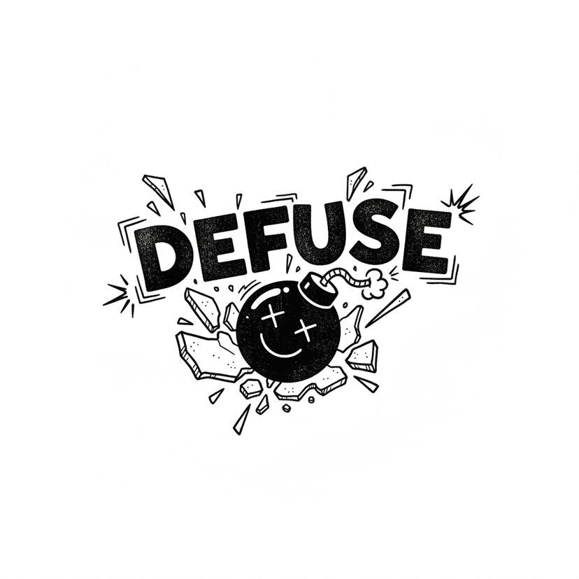 Defuse - defused bomb illustration